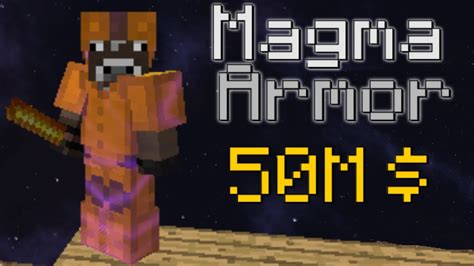 The Hypixel Skyblock Magma Armor Youtube