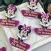 Uv Printed Acrylic Minnie Mouse Magnet Minnie Mouse 1st Birthday Gift