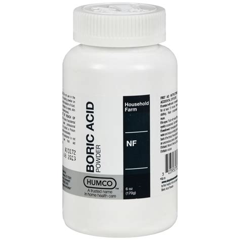 Humco Boric Acid Powder Nf 6 Oz Medcare Wholesale Company For