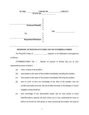 Interrogatories Personal Injury Form Complete With Ease AirSlate SignNow