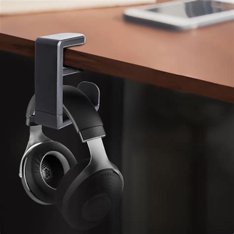 360° Pc Gaming Headset Headphone Hook Holder Hanger Mount Under Desk