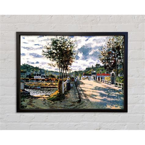 Bright Star The Seine At Bougival By Claude Monet Single Picture