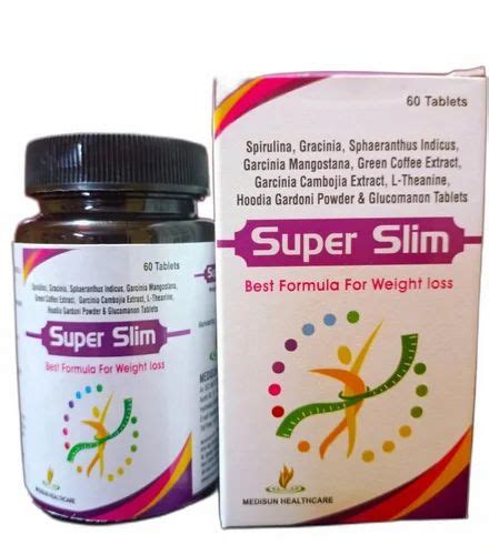 Weight Loss Tablet Super Slim At Rs 1080bottle Weight Loss Pill In