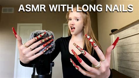 Asmr Super Long Nails Youtube