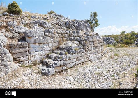 The Cyclopean Walls Of Daorson Outside Of Stolac Bosnia And