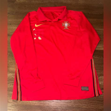 Nike Fpf Portugal Soccer Football Club Vintage Jersey Gem