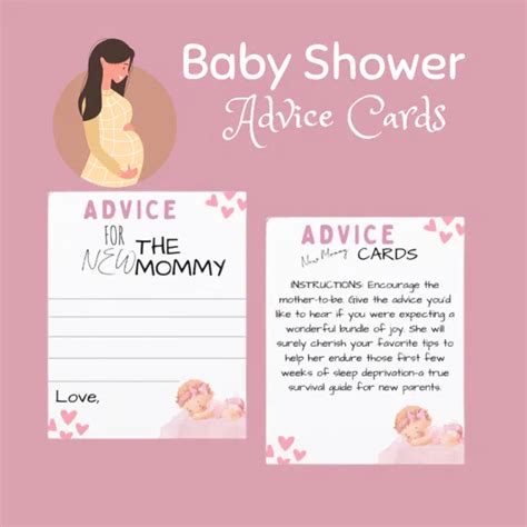 Cute New Mommy Advice Cards Zazzle