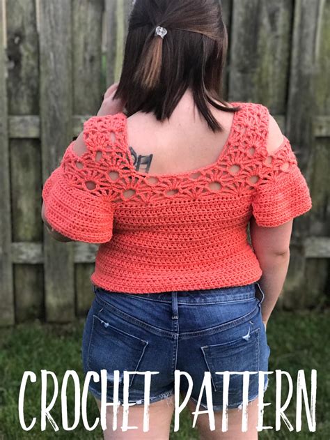 Crochet Pattern Crochet Crop Top Pattern Crochet Summer Etsy Uk