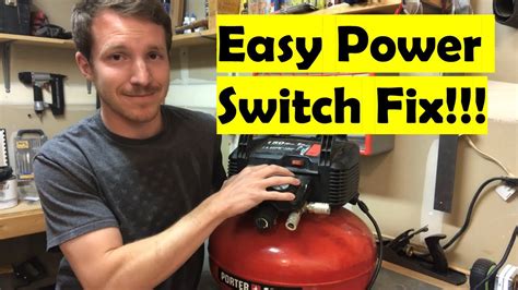 Power Switch Not Working Loose Wires Porter Cable 6 Gallon Air