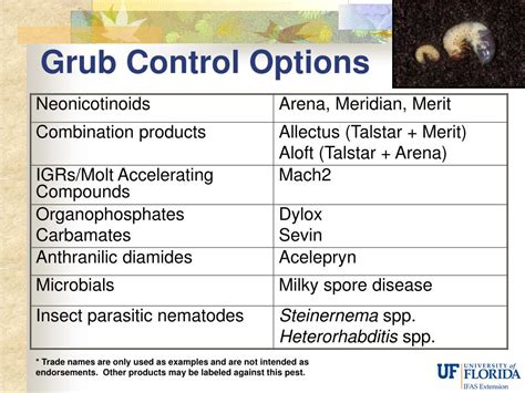 Ppt Biorational Insecticides In The Landscape And Options For Turf