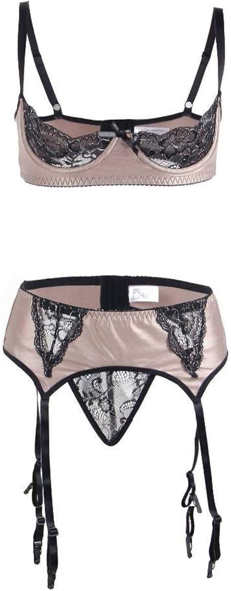 N X Conjunto De Lencería Sexy Conjunto De Liguero De Talla Grande Con