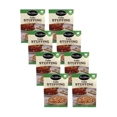 Mrs Cubbison S Stuffing Mix Herb Seasoned 10 Oz Pack 8 Walmart