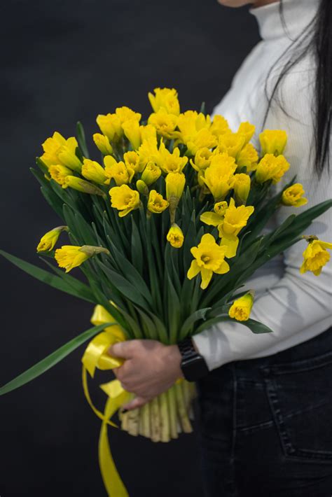 Ziedu Pušķis Yellow Bloom Ziedu Bāze Florex