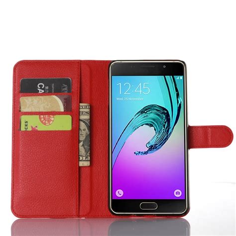 For Samsung Galaxy A9 Leather Case Wallet Card Slot Stand Flip Cover Phone Bag Shellfor Samsung