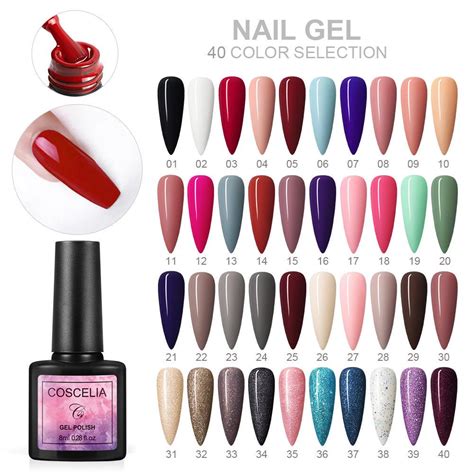 Coscelia Pcs Set Nails Gel Polishs Gel Polish Set For Manicure Diy