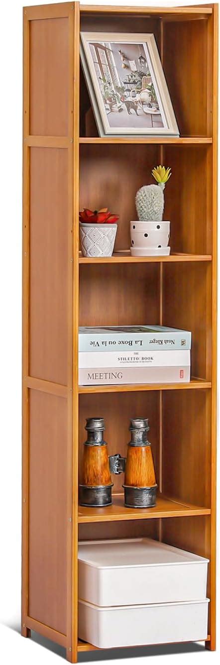 Amazon Magshion Bamboo Tier Open Shelf Bookcase L X W X