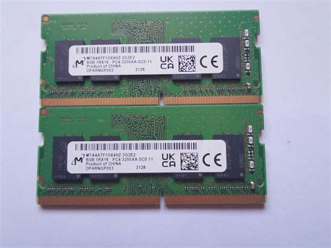 RAM SODIMM 16GB kit DDR4 Micron 3200MHz PC4 | Aukro
