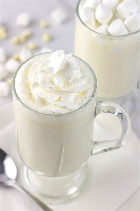 Easy White Hot Chocolate • Now Cook This!