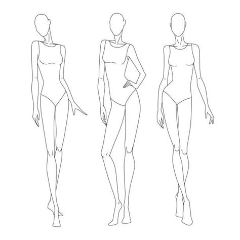 Three Female Mannequins Standing In Different Positions