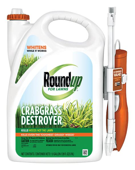 Roundup For Lawns Crabgrass Destroyer Weed Killer Rtu Liquid 1 Gal Fisk Farm And Home