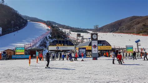 곤지암리조트 스키장konjiam Resort Ski Slopes In Gyeonggi Do Korea Youtube