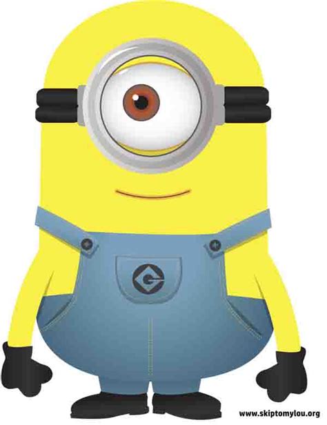 Printable Minion Face