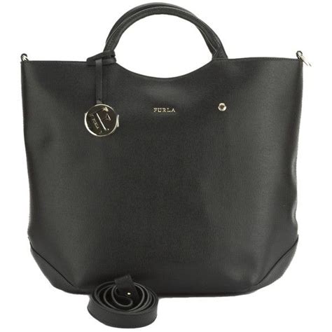 Pre Owned Furla Black Alissa Large N S Tote Bag