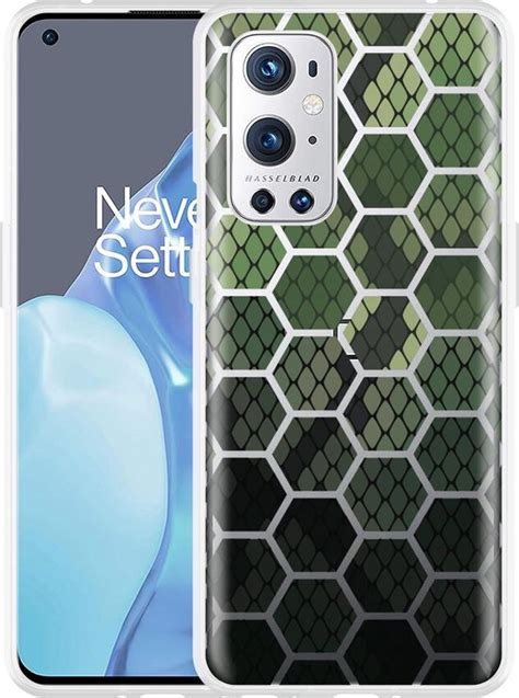 OnePlus 9 Pro Hoesje Snakeskin Honeycomb Designed By Cazy Bol