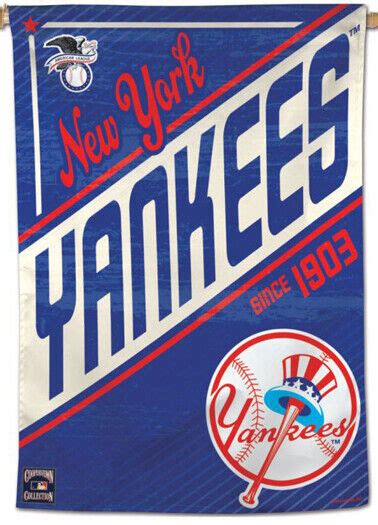 NEW YORK YANKEES Since 1903 Cooperstown Retro Logo 28x40 WALL BANNER | eBay