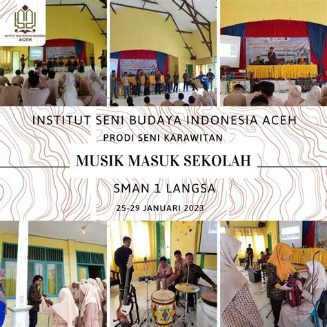 Kegiatan Musik Masuk Sekolah Program Studi Karawitan Isbi Aceh