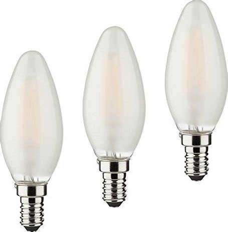 M Ller Licht Led Filament Kerze E W Warmwei Er Pack