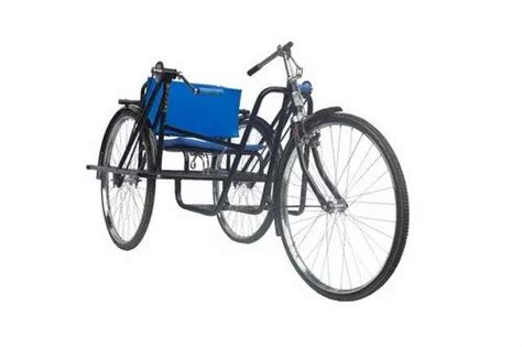 Black And Blue Single Hand Drive Handicapped Tricycles Size X Feet