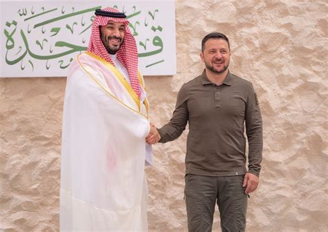 Ukraine S Zelenskiy Visits Saudi Seeks Arab League Support For His