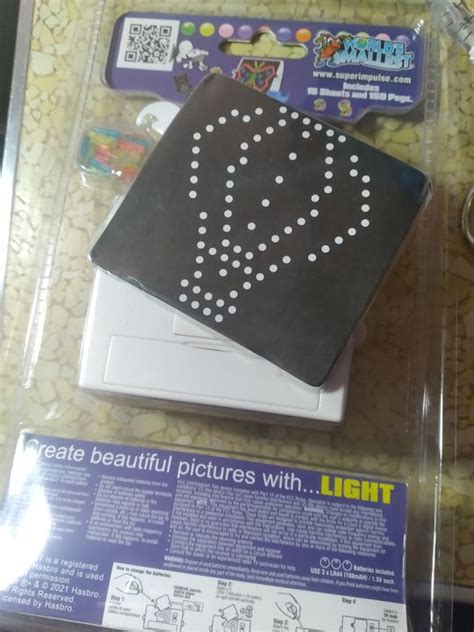 Worlds Smallest Lite Brite Novelty Toy Free Shipping