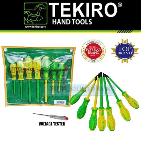 Jual Tekiro Obeng Listrik Set Pcs Insulation Screwdriver Set Tekiro