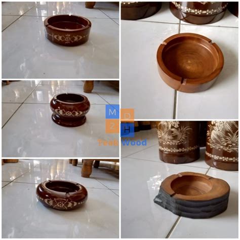 Jual ASBAK KAYU JATI CUKIT UKIR Shopee Indonesia