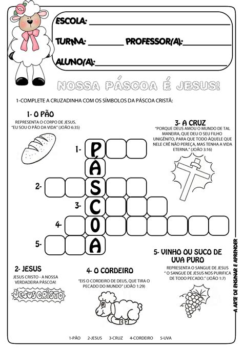 Atividades Sobre O Verdadeiro Sentido Da Pascoa Para Educação Infantil