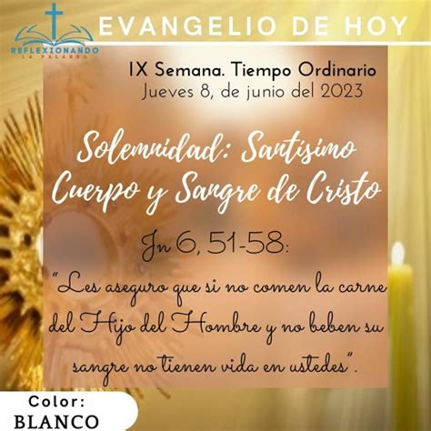 Stream Solemnidad Sant Simo Cuerpo Y Sangre De Cristo De Junio Del