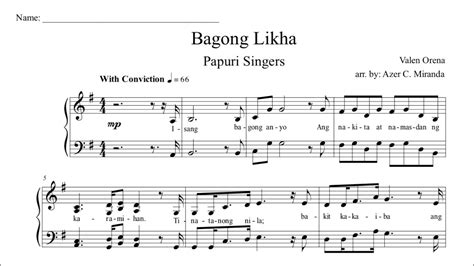 Bagong Likha Piano Cover Accompaniment Minus One Instrumental