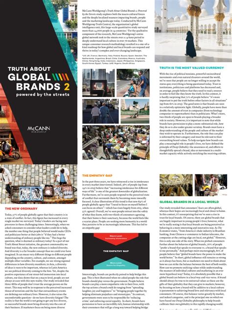 Truth About Global Brands | PDF | Brand | Empathy 