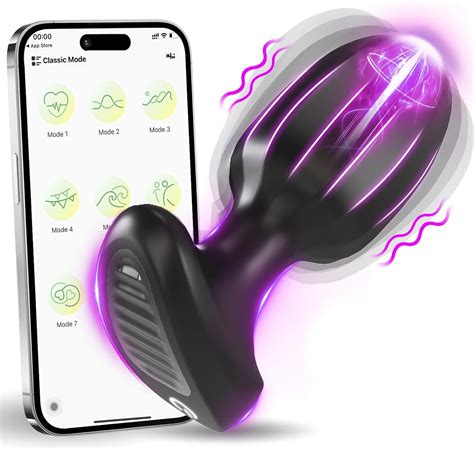 Plug anal Vibromasseur de prostate avec télécommande avec 9 modes de