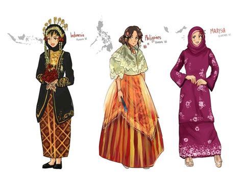 Hetalia - Indonesia, Philippines and Indonesia | Philippines outfit ...