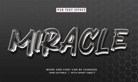 Miracle 3d Editable Text Effects 36474297 Psd