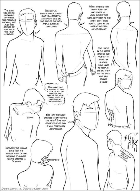 Over The Shoulder Male Tutorial Anatomy Reference Drawings Anatomy