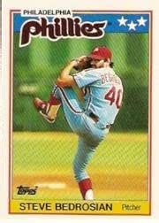 Amazon 1988 Topps UK Minis 2 Steve Bedrosian Near Mint Mint