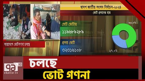 সারাদেশে ভোটগ্রহণ শেষ চলছে গণনা Election Ekattor Tv Youtube