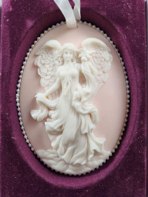 Vintage 1999 Seraphim Classics Angel Ornament By Roman Named Vanessa