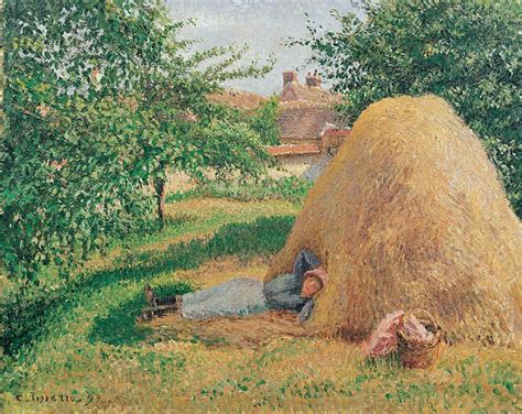 La Sieste Eragny C Pissarro PDRS 1280 Huile Sur Toile Flickr