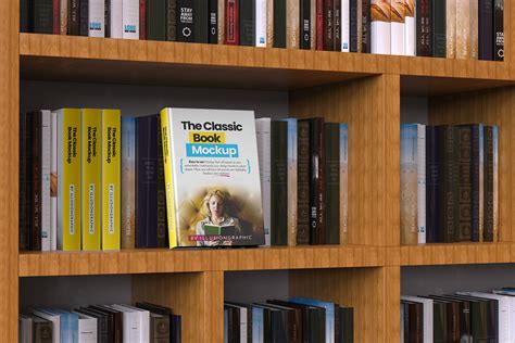 Classic Book Mockup 9 Views By Illusiongraphic Thehungryjpeg