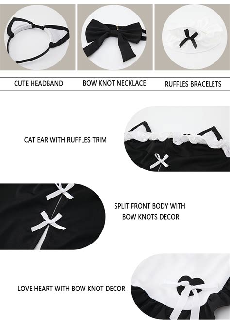 Adult Sexy Cosplay Cat Girl Uniform Lingerie Role Play